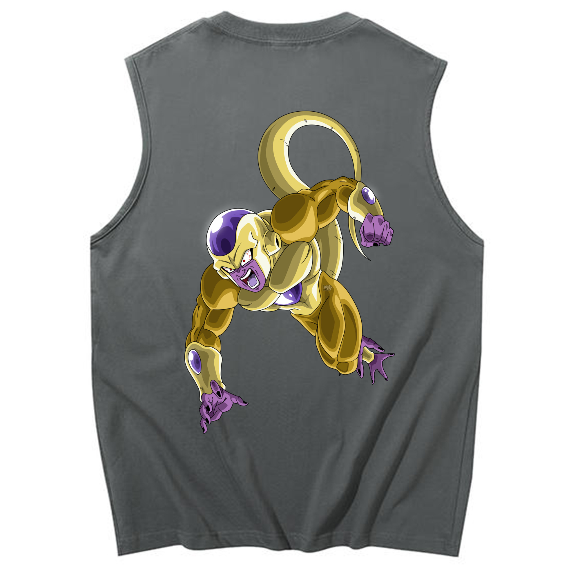 （画像用） ドラゴンボール フリーザ DRAGON BALL Frieza コットン100％タンクトップ（背面プリント）